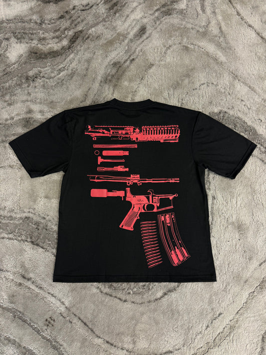 Arp Tee Black & Red